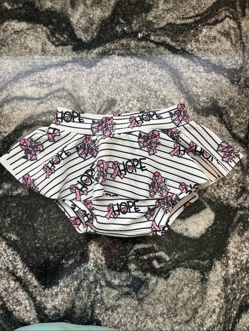 Breast cancer awareness baby bummies